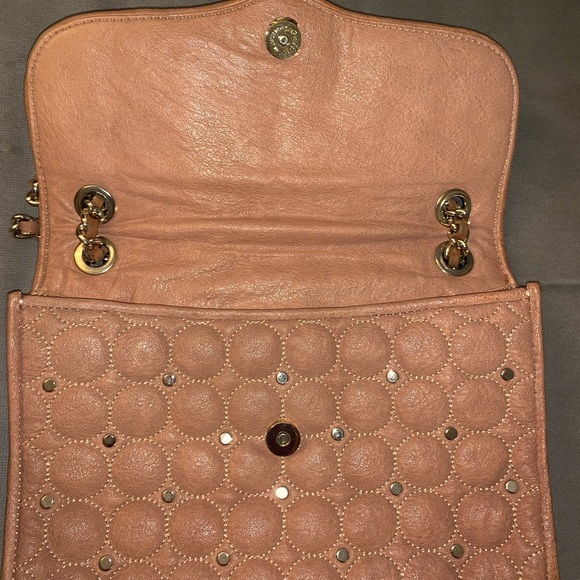 Rebecca Minkoff Flap Shoulder Bag - Shimmer Peach - Picture 8 of 8
